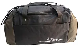 Дорожня сумка Wallaby 447-5 нейлон 420D 59 л 48+18х32х28 см Чорна з хакі - мініатюра 3