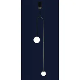 Люстра світильник у стилі лофт Levistella 918LP269-2 BK+WH - мініатюра 2