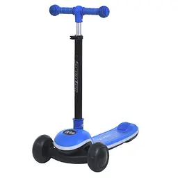 Самокат Maxi Big з підсвіткою синій (8899-blue)
