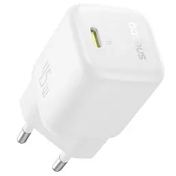 МЗП Baseus PicoGo GaN Fast Charger 45W (1USB-C) (P10176800) Moon White - мініатюра 2