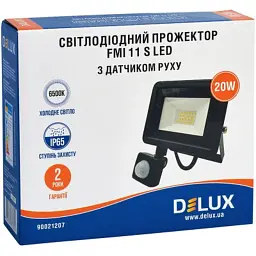 Прожектор Delux FMI 11 S LED 20 Вт 6500K IP65 (90021207) - мініатюра 3