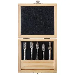 Набір борфрез Alloid Building Tools твердосплавних по металу 5 шт. (CB-63254) - мініатюра 2