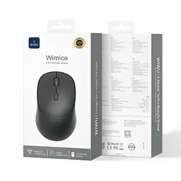Маніпулятор миша бездротова WIWU 2.4G Wireless Mouse WM112 Чорний - мініатюра 2