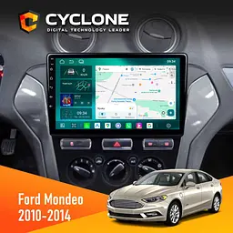 Штатна магнітола Ford Mondeo 2010-2014 Cyclone C10-013 4x64 DSP 4G Cyclone (НФ-00005610)