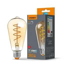 LED-лампа Videx Filament ST64FASD 5W E27 2200K димована бронзова (25014-000)