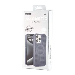 Чохол Silicone Cooling Сase with MagSafe iPhone 16 Dark Blue - мініатюра 2