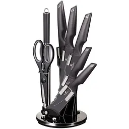 Набір ножів на акриловій підставці Berlinger Haus Carbon Pro (BH-2586)