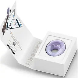 Масажер для очей GESKE Cool & Warm Eye Massager 7 в 1 фіолетовий - мініатюра 6