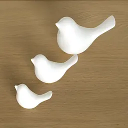 Декоративна статуетка MBM My Home Пташка біла (DH-ST-30 L WHITE) - мініатюра 6