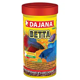 Корм для півників і лабіринтових риб у пластівцях Dajana BETTA 100 мл/25 г
