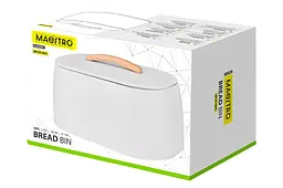 Хлібниця Maestro MR-1675-WHITE 355 x 240 x 165мм біла - мініатюра 3