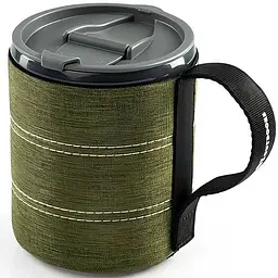 Горнятко GSI Outdoors з неопреновим захистом Infinity Backpacker Mug Зелений (1099-75283)