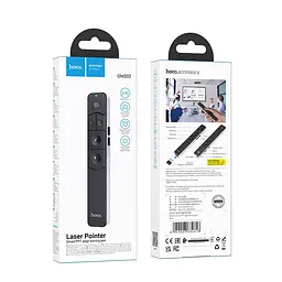 Лазерная указка HOCO GM202 Smart PPT page turning pen Серебристый - миниатюра 2