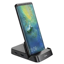 Док-станція Baseus Mate Docking Type-C Intelligent HUB (CAHUB-AT01) - мініатюра 3