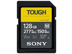Карта памяти Sony Tough SDXC C10 UHS-II U3 ​​V60 128 GB (SFM128T.SYM)