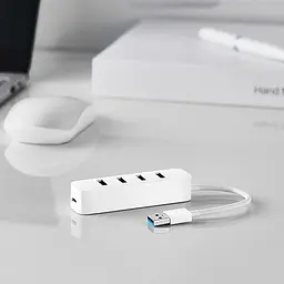 Usb-хаб Xiaomi 4xUsb 3.0 Usb-C Splitter XMFXQ01QM (JGQ4007CN) - мініатюра 5