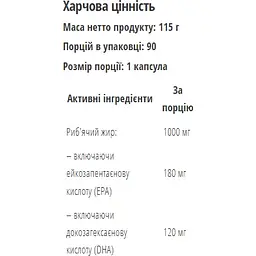 Риб'ячий жир Bodyperson Labs Omega 3, 90 капсул - мініатюра 2