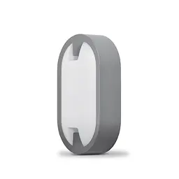 Світильник Videx LED IP65 15W 5000K овальний сірий (VL-BH12O-155) - мініатюра 2