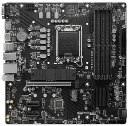 Материнська плата MSI PRO B760M-P DDR4 (PRO B760M-P DDR4) (Socket 1700, Intel B760, Micro-ATX)