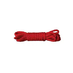 Мотузка для бондажу Ouch! Kinbaku Mini Rope, 1,5 м (червоний)