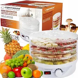 Сушарка для фруктів овочів грибів і снеків Esperanza EKD 003 Delicatesse - мініатюра 5