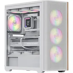 Корпус AeroCool D501A-G-WT-v2 White (ACCM-DS01043.21) [146670] - мініатюра 2