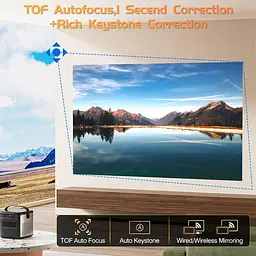 Портативний проектор Full HD TouYinger G5 з акумулятором 15000 mAh XPRO (G5 (battery)_22399) - мініатюра 10