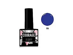 Гель-лак COURAGE 10мл для нігтів №006 Темно-синій