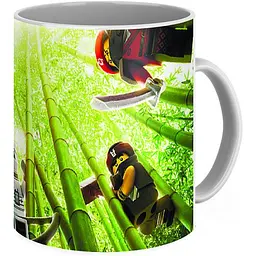 Кухоль GeekLand Ніндзяго Ninjago Poster 1 NI.01.01 330 мл білий - мініатюра 2