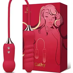 Пульсатор з вакуумним стимулятором KisToy Cathy Red - мініатюра 3