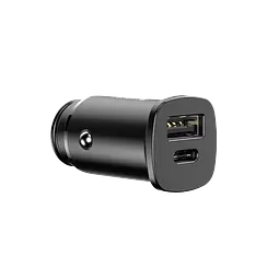 Автомобільний зарядний пристрій Baseus Square PPS A+C 30W Чорний (CCALL-AS01) - мініатюра 2