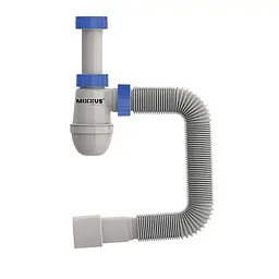 Сифон для умивальника Mixxus SU-04-A 1 1/4"×32 без випуску 32×40/50 MI8181