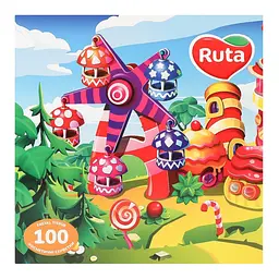 Серветки косметичні Ruta Kids 100 л 2 ш куб - мініатюра 4