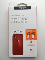 Чохол протиударний Spigen Ultra Hybrid 064CS25346 для iPhone XR (6.1") Red - мініатюра 6