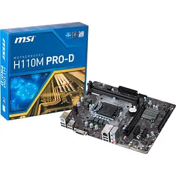 Материнська плата MSI H110M PRO-D (H110M PRO-D) (Socket 1151, Intel H110, Micro-ATX) Б/в - мініатюра 7