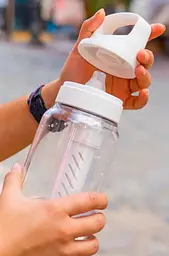 Пляшка-фільтр для води LifeStraw, пляшка-фільтр для води на 650 мл, пляшка-фільтр для води для подорожей, пляшка-фільтр для води для подорожей, пляшка з фільтром для води Темно-сірий - мініатюра 3