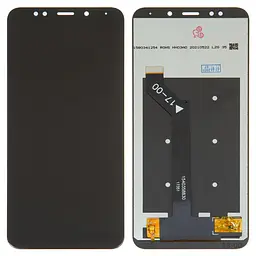 Дисплей для Xiaomi Redmi 5 Plus, чорний, без рамки,