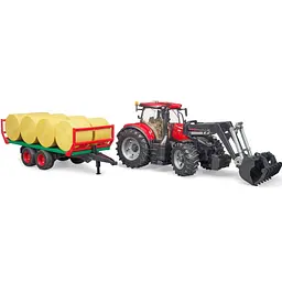 Трактор Bruder Case IH Optum 300CVX із причепом для тюків, 1:16 (03198) - мініатюра 4