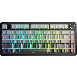 Клавіатура бездротова Aula F75 Gasket Reaper switch Black/Grey (6948391209913) - мініатюра 6
