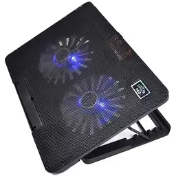 Охолоджувальна підставка для ноутбука Pccooler PAD N99, 2x140 мм, Blue Led 1300RPM 15.6 дюймів  - мініатюра 3