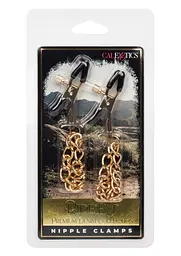 Затискачі на соски Calexotics Ride Em Denim, 15 см (золотий) - мініатюра 2