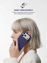 Силиконовый чехол с MagSafe для Apple iPhone 17 Pro, ICON2 MagCase, фиолетовый, противоударный, панель с мягкой подкладкой, защита всего корпуса, поддержка беспроводной зарядки, совместим с защитными стеклами и пленками, ArmorStandart (ARM88993) - мініатюра 9