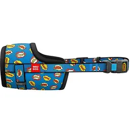 Намордник для собак Waudog Nylon ВАУ, пластиковий фастекс №3 (25-34 см) (5382)