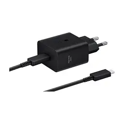 Зарядний пристрій Samsung 45W Compact Power Adapter (w C to C Cable) Black (EP-T4511XBEGEU) - мініатюра 7