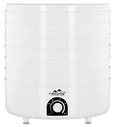 Сушарка овочів та фруктів MT-1663 White 600W Monte teh0019852
