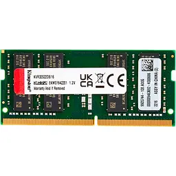 Модуль пам'яті SO-DIMM DDR4 Kingston ValueRAM 16GB 3200MHz (KVR32S22D8/16) [94875] - мініатюра 2