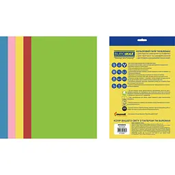 Набір паперу Buromax Euromax Intensiv А4 50 аркушів 5 кольорів (BM.2721350E-99) - мініатюра 2