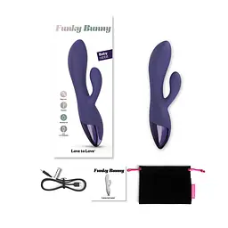 Вібратор-кролик Love To Love FUNKY BUNNY - MIDNIGHT INDIGO - мініатюра 5
