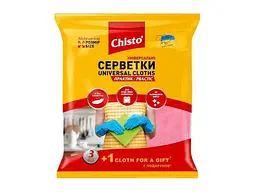 Серветки універсальні CHISTO 4шт ПРАКТИК