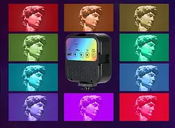 Студійна LED лампа WL-R1,23000-7000K, освітлення для зйомки, RGB підсвічування - мініатюра 7
